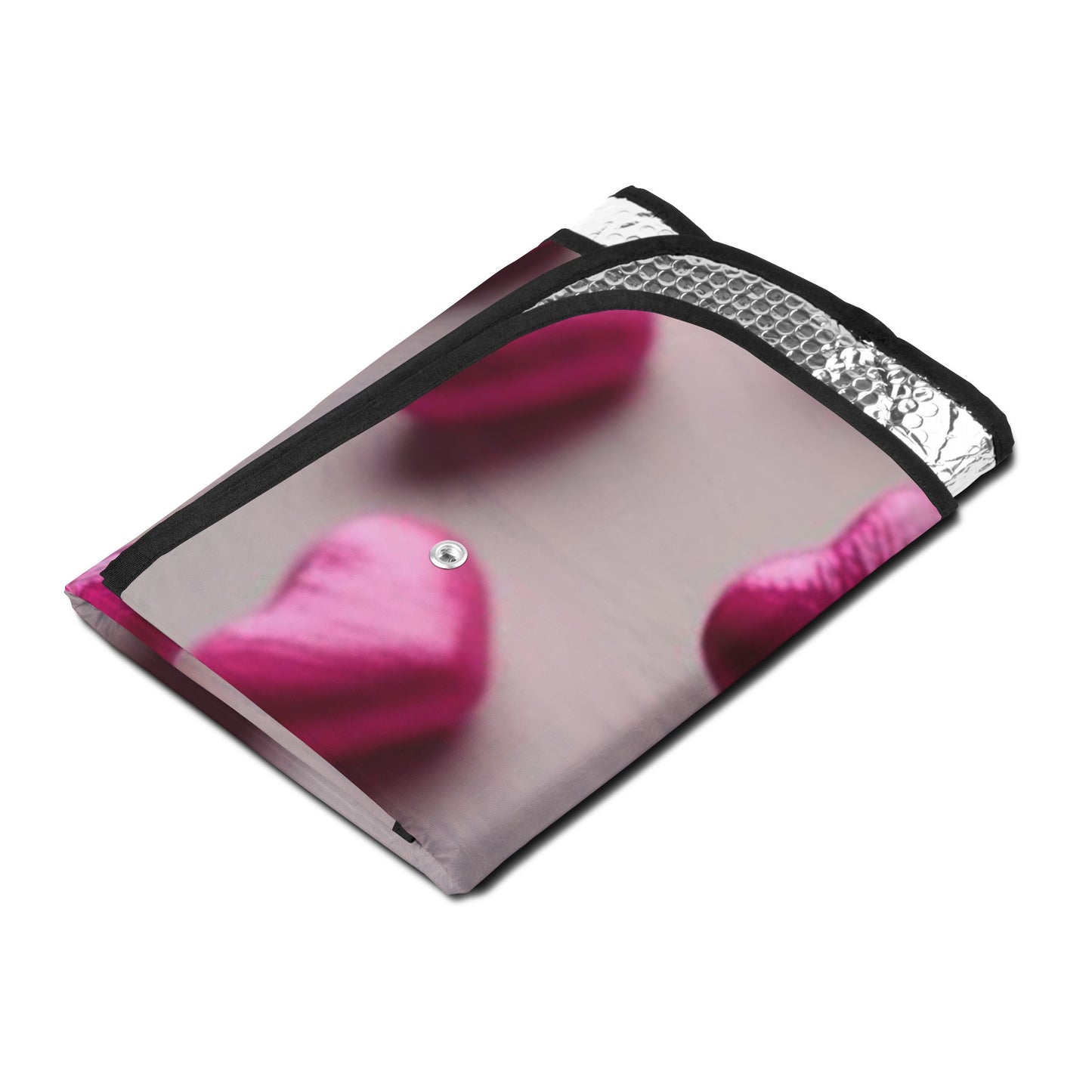Stylish Car Sun Shades with Pink Ribbon & Hearts Design - Perfect for Breast Cancer Awareness